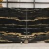 Kwartsiet keukenblad Black fusion