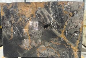 Roma Grey Kwartsiet Natuursteen keukenblad