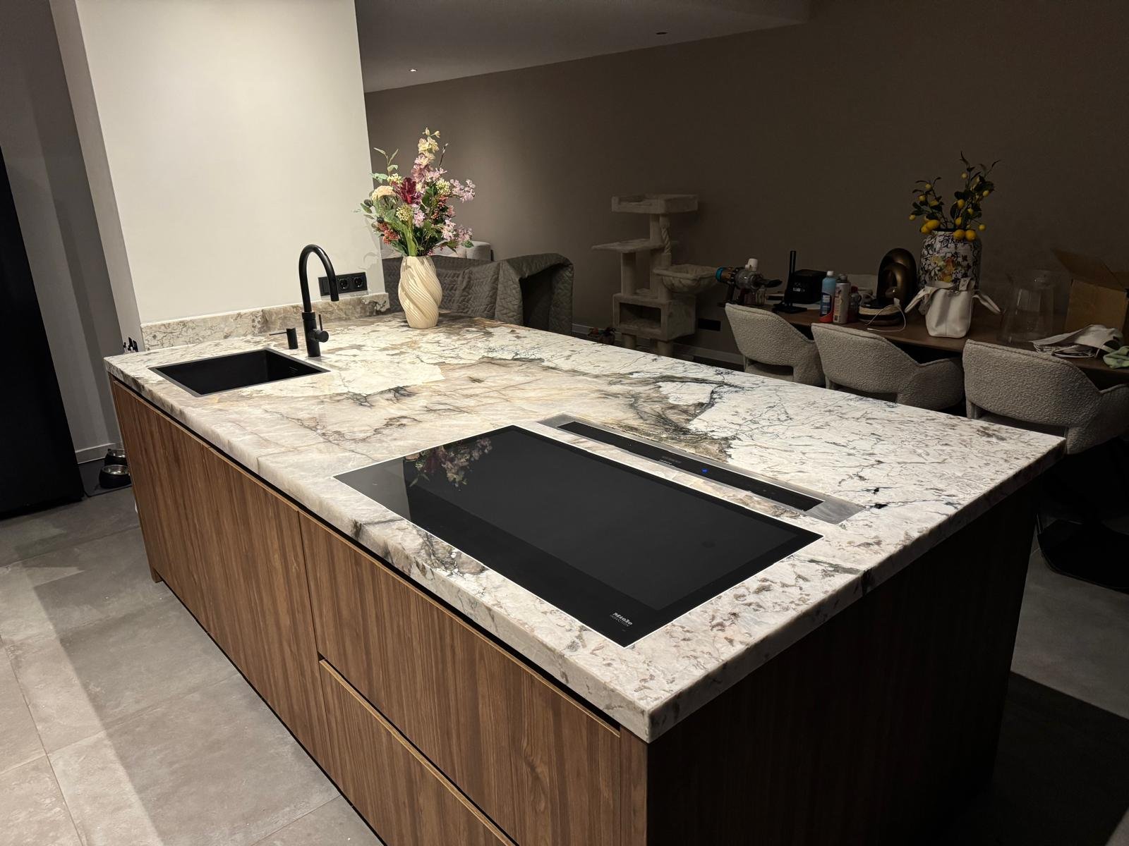 Keukenblad patagonia white